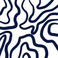 Doodle Marker Lines Abstract Background