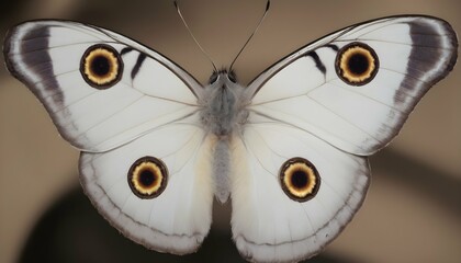 A Butterfly With Wings Resembling A Butterflys Ey Upscaled - obrazy, fototapety, plakaty