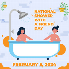 National Shower with a Friend Day