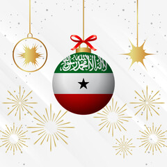 Christmas Ball Ornaments Somaliland Flag Celebration