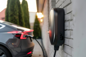 Electric car charging at home