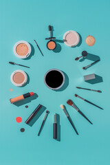 Circular Array of Makeup Materials, Center