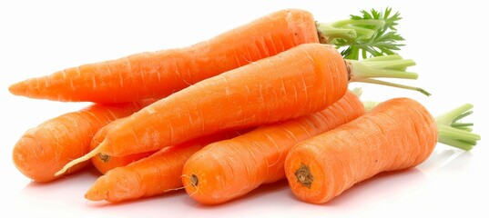 Organic carrots   fresh large orange vegetables texture background for natural food concepts