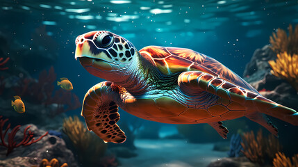 Close-up of turtle