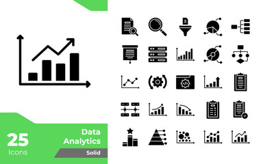 Data Analytics Solid Icons
