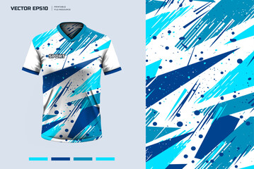 Sport shirt apparel design, Soccer jersey mockup and design for sport uniform