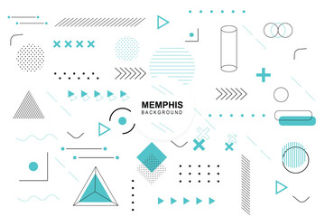 Set of geometric shapes. Memphis design retro elements. Collection trendy halftone geometric shapes. Retro funky graphic, 90s trends designs