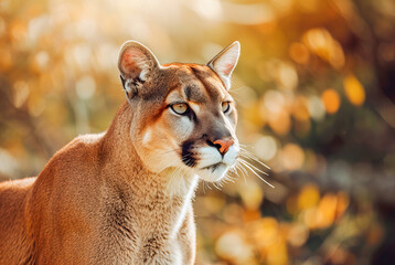 Puma Concolor, World Wildlife Day, March, animal concept, generative ai