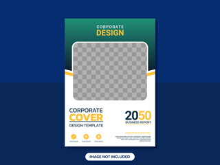 Creative corporate book cover design