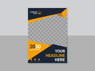 Modern business annual report template