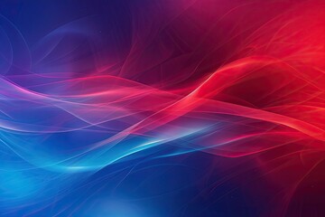 Abstract vector gradient blend background with red and blue colors - obrazy, fototapety, plakaty