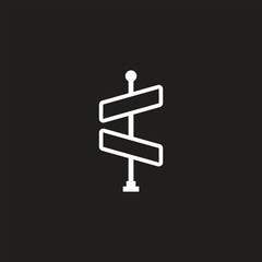 Road sign in realistic style isolated on white background. Set danger blank warning empty signs. Mock up traffic template.