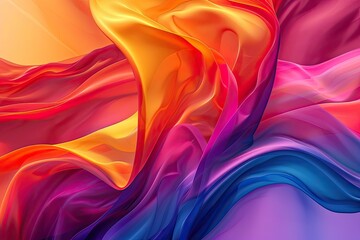 Colorful Flowing Gradient Background 