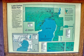 Lake Carlos State Park is located in West Central Minnesota