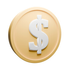 3D Coin Illustration