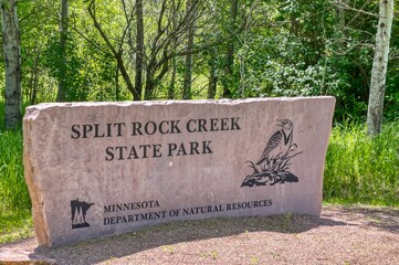 Split Rock Creek State Park is located in far South West Minnesota - 762870783