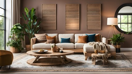 Boho Style Living Room: Modern Interior Design Ideas & Decor