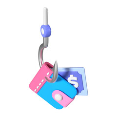 Phishing 3D Illustration Icon