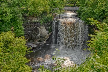 Minneopa State Park is located in South West Minnesota