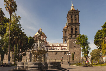 Fototapeta na wymiar Puebla City, Puebla State, Mexico