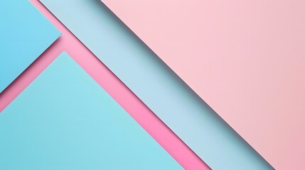 Abstract Pink and Blue Geometric Shapes: Modern Wallpaper and Graphic Design Inspiration