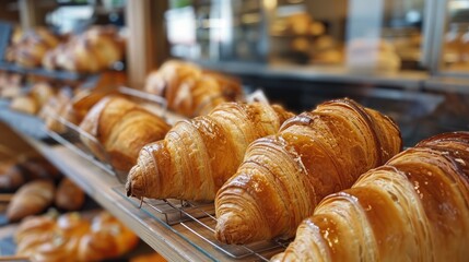 Early morning bakery tour in Paris - obrazy, fototapety, plakaty