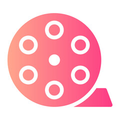 film reel gradient icon