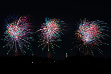 日本の風景・秋　打ち上げ花火（こうのす花火大会）