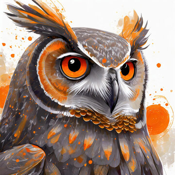 부엉이 일러스트레이션 owl illustration