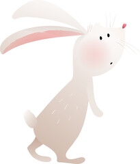 Cute Rabbit or Bunny Character for Children - 762883946