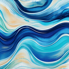 abstract blue wave background