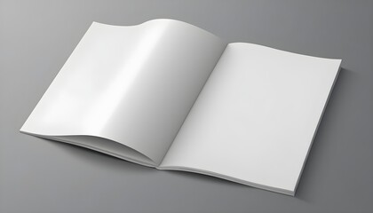 Mockup Blank Cover Of Magazine Book Booklet Brochure Mock Up Template