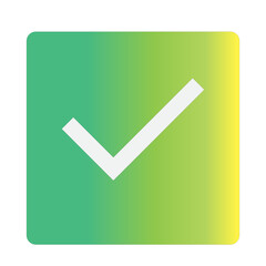 Green check mark and button. Isolated tick symbols, checklist signs, Flat and modern checkmark design, vector illustration.