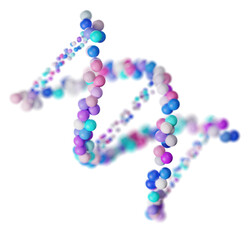 DNA structure genetic biotechnology, 3d rendering