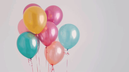 a bunch of colorful balloons with the word quot happy quot on the bottom