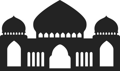 mosque building silhouette
