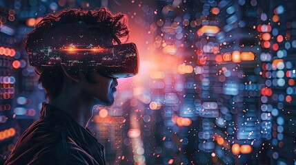 Virtual Dreamscape: The Euphoria of AI in a Digital World