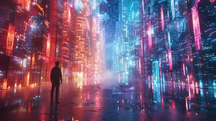 Virtual Dreamscape: The Euphoria of AI in a Digital World