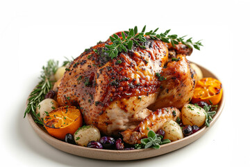 Gourmet Herb-Encrusted Turkey Ready for Festive Dining