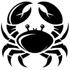 Silhouette of a crab