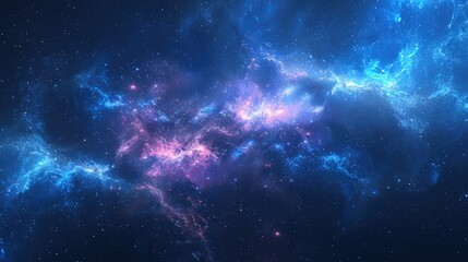 Fototapeta na wymiar Supernova Nebula and Glowing Stars: A Mysterious Cosmic Background of the Universe