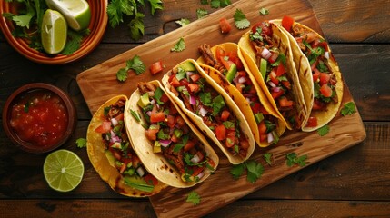 Taco a delicious Mexican delicacy. Mexican tacos a quintessential part of Mexican cuisine and culture