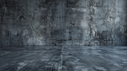 Grunge concrete wall and floor.