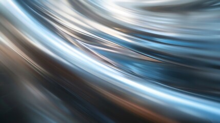 Metal blurred abstract background banner : Generative AI