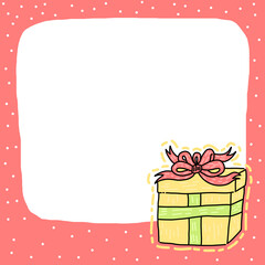 card with gift box