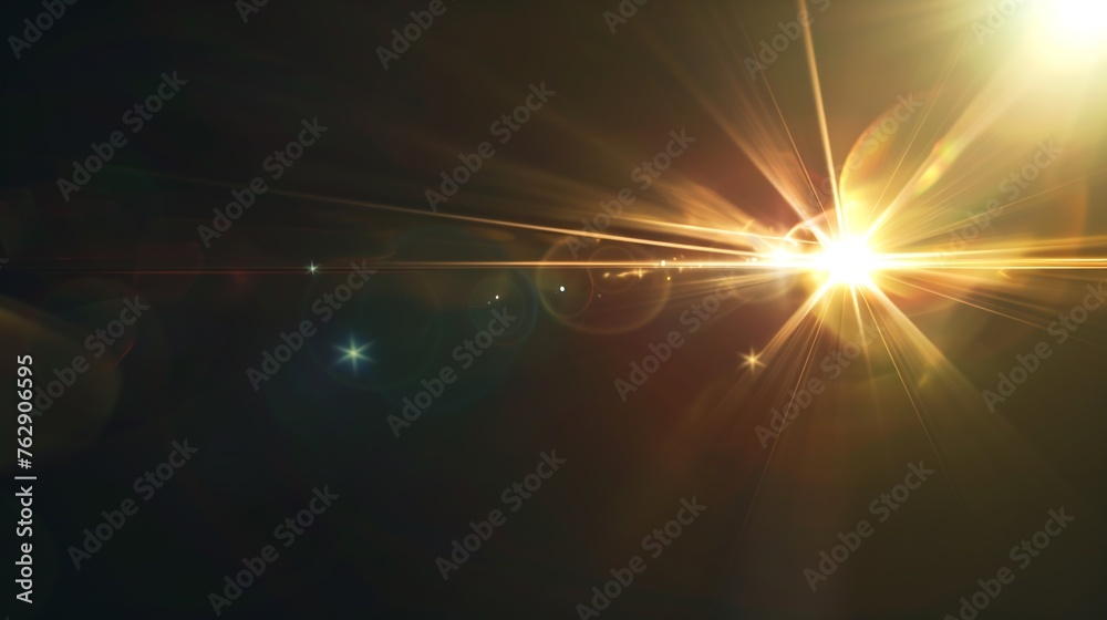 Aufkleber easy to add lens flare effects for overlay designs or screen blending mode to make highquality image