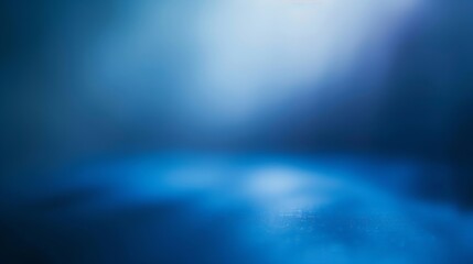 Abstract blur image with smooth texture pattern of color gradient in dark blue blend with black...