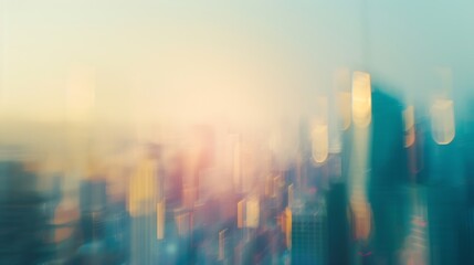 abstract blurred city background : Generative AI