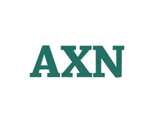 AXN logo design vector template
