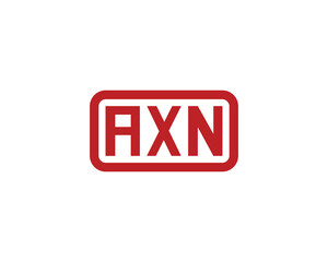 AXN logo design vector template